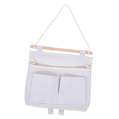 iplusmile Hängende Aufbewahrungstasche für Tür Multifunktionaler Organizer mit Klebrigem Haken für Handys Fernbedienungen Brillen Schmuck und Platzsparend von iplusmile