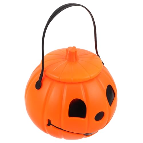 iplusmile Halloween Kürbisdose mit Deckel Kunststoff Süßigkeitenbehälter mit Lustigen Runden Augen Platzsparend Vielseitig Verwendbar für Party Wohnraumdekoration iplusmile Halloween Kürbisdose mit Deckel Kunststoff Süßigkeitenbehälter mit Lustigen Runden Augen Platzsparend Vielseitig Verwendbar für Party Wohnraumdekoration von iplusmile