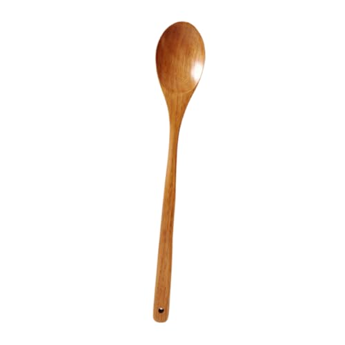 iplusmile Handgefertigter Kochlöffel Aus Holz, Langer Griff, Rühr-, Und Mischlöffel, Mehrzweck-kochgeschirr Mit Antihaftbeschichtung, Küchenutensil von iplusmile