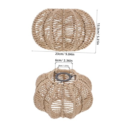 iplusmile Handgefertigter Papierseil Lampenschirm Hängelampe Rustikaler Boho Stil Pendelleuchte für Wohn Geschäftsräume Vielseitig Einsetzbar in Restaurant Hotel Bar und Teestube Großes iplusmile Handgefertigter Papierseil Lampenschirm Hängelampe Rustikaler Boho Stil Pendelleuchte für Wohn Geschäftsräume Vielseitig Einsetzbar in Restaurant Hotel Bar und Teestube Großes von iplusmile