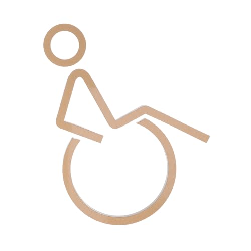 iplusmile Handicap Toilet Door Sign Selbstklebend Rollstuhlsymbol Aufkleber Für Barrierefreie Toiletten Leicht Anzubringen Für Hotels Büros Und Geschäfte Klare Sichtbarkeit Für von iplusmile
