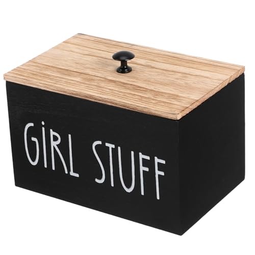 iplusmile Hölzerne Tampon Aufbewahrungsbox mit Abnehmbarem Trenner Staubdichter Damenhygiene Organizer für Baumwollpads und Slipeinlagen Eleganter Badezimmer Behälter mit Schützendem Deckel iplusmile Hölzerne Tampon Aufbewahrungsbox mit Abnehmbarem Trenner Staubdichter Damenhygiene Organizer für Baumwollpads und Slipeinlagen Eleganter Badezimmer Behälter mit Schützendem Deckel von iplusmile