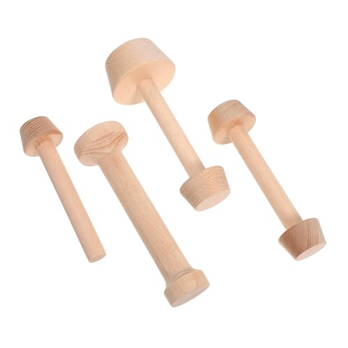 iplusmile Holz Tart Stampfer Doppelköpfig Teigstämpfer für DIY Kuchenformen Muffins Käsekuchen Dessert Backwerkzeuge von iplusmile