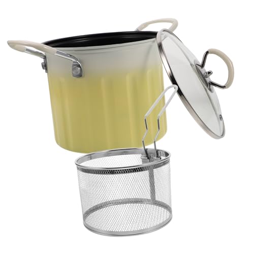 iplusmile Japanische Tempura Fritteuse aus Gusseisen mit Deckel und Siebkorb Multifunktionaler Induktions und Gasherd Fähiger Deep Fryer mit Rutschfestem Boden und Hitzebeständigen Griffen iplusmile Japanische Tempura Fritteuse aus Gusseisen mit Deckel und Siebkorb Multifunktionaler Induktions und Gasherd Fähiger Deep Fryer mit Rutschfestem Boden und Hitzebeständigen Griffen von iplusmile