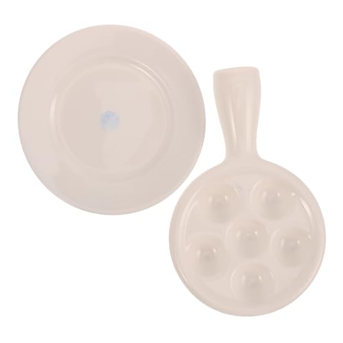 iplusmile Keramik Escargot Backform mit Mulden und Griffen Ofenfeste Schneckenschale aus Lebensmittelechtem Material Multifunktionale Servierplatte für Appetizer und Meeresfrüchte Geeignet iplusmile Keramik Escargot Backform mit Mulden und Griffen Ofenfeste Schneckenschale aus Lebensmittelechtem Material Multifunktionale Servierplatte für Appetizer und Meeresfrüchte Geeignet von iplusmile