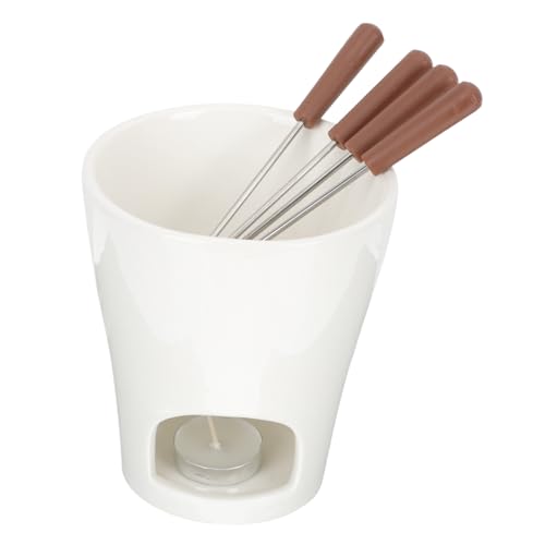 iplusmile Keramik Schmelztopf Multifunktional Teelichtbrenner Fondue Topf Für Schokolade Käse Butter Schmelzen Für Küche Party Nachmittag von iplusmile