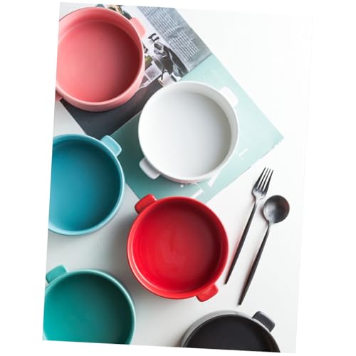 iplusmile Keramik Suppentopf mit Zwei Griffen Backform und Kreativer Servierschale Mikrowellen Ofenfest Spülmaschinengeeignet Schwarzes Haushaltsgeschirr für Restaurant und Zuhause iplusmile Keramik Suppentopf mit Zwei Griffen Backform und Kreativer Servierschale Mikrowellen Ofenfest Spülmaschinengeeignet Schwarzes Haushaltsgeschirr für Restaurant und Zuhause von iplusmile