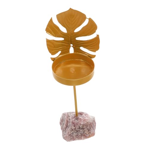 iplusmile Kerzenhalter Aus Kristall Kerzenhalter Tischdekoration Herzstück Tischdekoration Tee -kerzenhalter Candle-Light-Dinner-ständer Kleine Kerzenhalter Große Kerzenhalter Eisen Golden von iplusmile