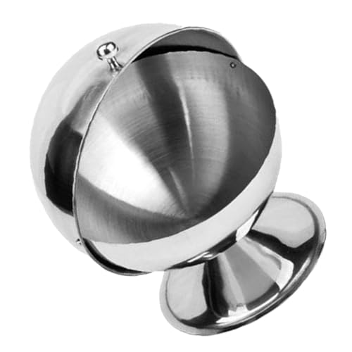 iplusmile Kleiner Mülleimer mit Deckel Kompakter Desktop Abfalleimer Wiederverwendbarer Schreibtisch Papierkorb für Büro Schlafzimmer Tragbarer Tischmülleimer Leicht zu Reinigen von iplusmile