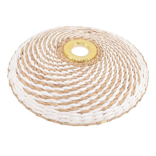 iplusmile Kleiner Papiergeflecht Lampenschirm Fassung Retro Hängelampe Lampenabdeckung für Wohnzimmer Hotel Schlafzimmer Stabiles Design und Feine Verarbeitung von iplusmile