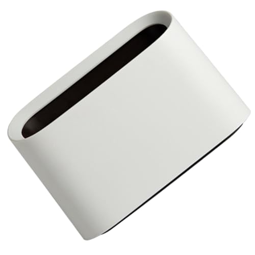 iplusmile Kleiner Tischmülleimer aus Kunststoff Doppellagiger Mini Abfalleimer für Büro und Schreibtisch Kompakt Geruchsisolierend Platzsparend Vielseitig für Zuhause und Arbeitsplatz von iplusmile