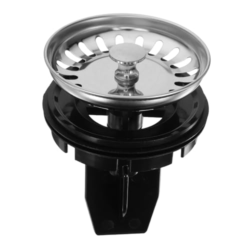iplusmile Küchen Abflussstopfen und Sieb Multifunktionaler Garbage Disposal Deckel mit und Spritzschutz Einsetzbar für Küchenspüle Einfache Montage und Starke Mahlfunktion von iplusmile