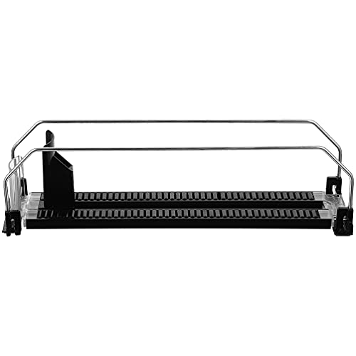 iplusmile Kunststoff Schubfach Rack Automatische Vending Maschine Schiebe Veranstalter Schnelle Drücker Glide Ziehen Schrank Regal Küche Trinken Spice Lagerung Halter 31. 5X9CM von iplusmile