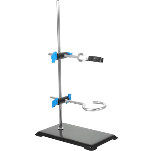 iplusmile Labor Ständer Halter Tragbar Labor Metall Griff Unterstützung Laborstativ Klemmen Muffen für Chemie Physikalische Experiment 30cm von iplusmile