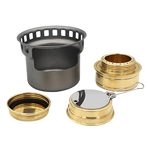 iplusmile Leichter Tragbarer Campingkocher mit Windschutz Multifunktionaler Outdoor für Grillen Kochen und und Robust für Picknick und Trekking von iplusmile