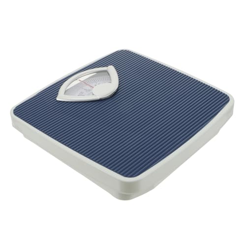 iplusmile Mechanische Personenwaage mit Rutschfester PU Matte Leicht Ablesbare Analoge Batteriefrei Robuste Körperwaage für Badezimmer und Zuhause Präzise Gewichtsmessung Blau iplusmile Mechanische Personenwaage mit Rutschfester PU Matte Leicht Ablesbare Analoge Batteriefrei Robuste Körperwaage für Badezimmer und Zuhause Präzise Gewichtsmessung Blau von iplusmile