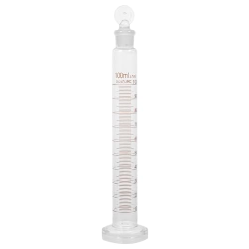 iplusmile Messzylinder aus Glas - 100 Ml Messzylinder mit Präziser Und Stopfen für Experimente iplusmile Messzylinder aus Glas - 100 Ml Messzylinder mit Präziser Und Stopfen für Experimente von iplusmile