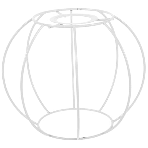 iplusmile Metall Lampenschirm Gestell Stabiler Lampenrahmen DIY Lampenschirm Metall Schutz Tischlampen Gestell Vintage Geeignet für Wohnraum Büro von iplusmile