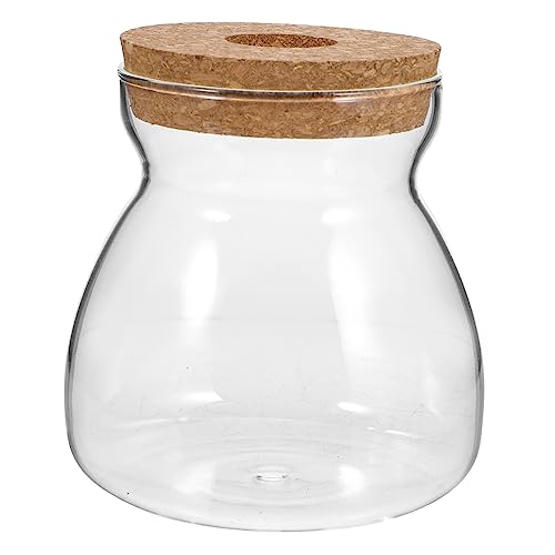 iplusmile Micro Landschaft Terrarium Glasbehälter Mittelgroß mit Lochdeckel Hydroponische Pflanzenvase für Sukkulenten und Zimmerpflanzen Transparentes Ökosystem Gefäß für Dekoration iplusmile Micro Landschaft Terrarium Glasbehälter Mittelgroß mit Lochdeckel Hydroponische Pflanzenvase für Sukkulenten und Zimmerpflanzen Transparentes Ökosystem Gefäß für Dekoration von iplusmile