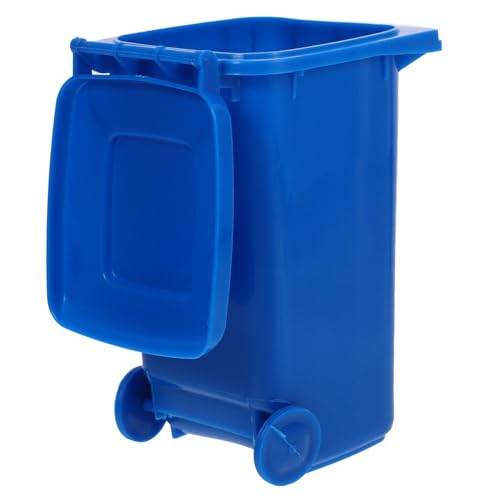iplusmile Mini Desktop Mülleimer mit Deckel aus Robustem PP Kompakter Tischabfalleimer für Büro Schlafzimmer und Zuhause Multifunktionaler Schreibtisch Organizer für Müll und Stifte von iplusmile