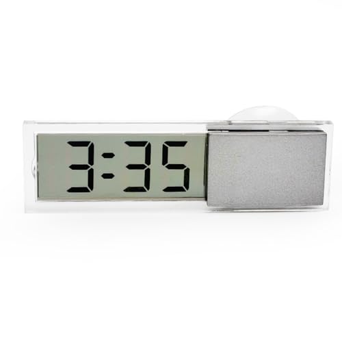 iplusmile Mini elektronische Digitaluhr Autouhren zum Aufkleben auf das Armaturenbrett Fahrzeug-Miniuhr Uhr aufkleben uhr für auto herrenuhren Auto Wecker lcd Elektronische Uhr von iplusmile