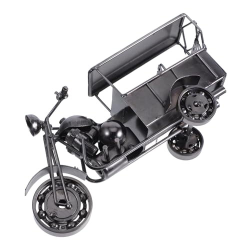 iplusmile Kleiner Retro Dreirad Modell aus Metall Vintage Desktop Ornament Büro und Heimdekoration Lebensecht Miniatur Dreirad Einzigartige Geschenkidee für Sammler und von iplusmile