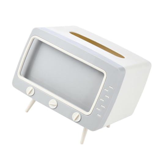 iplusmile Multifunktionaler Kosmetiktücherhalter aus Stabilem Kunststoff mit Handyhalter Praktische Aufbewahrungsbox für Wohnzimmer und Bad Weiß für Tv Schauen und Taschentuchentnahme iplusmile Multifunktionaler Kosmetiktücherhalter aus Stabilem Kunststoff mit Handyhalter Praktische Aufbewahrungsbox für Wohnzimmer und Bad Weiß für Tv Schauen und Taschentuchentnahme von iplusmile