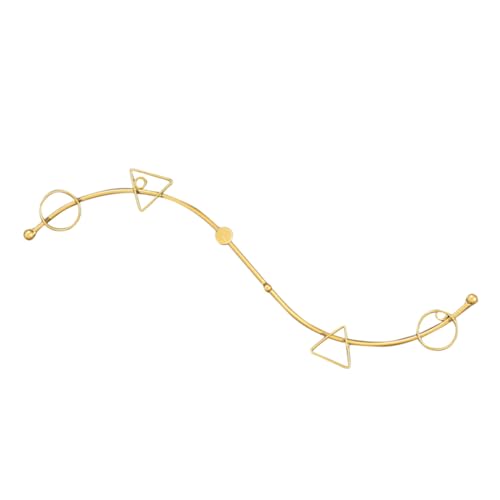 iplusmile Multifunktionaler Wandhaken aus Robustem Metall Goldfarbenes S Design Dekorativer Garderoben und Hut Haken für Schlafzimmer Flur und Bad Platzsparender Wandorganizer mit von iplusmile