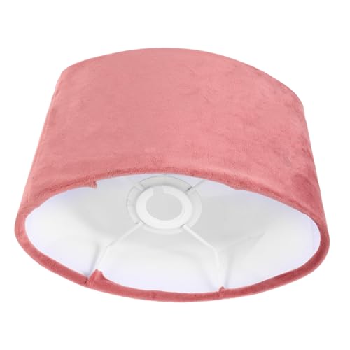 iplusmile Ovaler Lampenschirm aus Samtstoff Rustikale Tisch und Wandleuchte Weicher Lichtfilter für Lampenfassung Dekorativer Lampenschirm für Wohnzimmer und Schlafzimmer von iplusmile