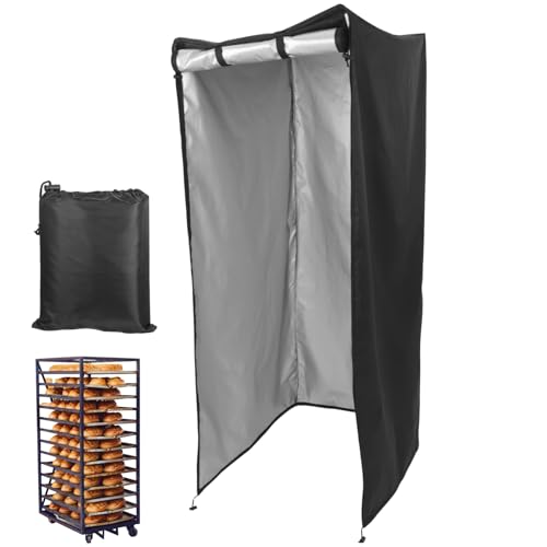 iplusmile Pan Rack Cover - Brötchen -Pfanne Rack Cover - Backwarenschläger - Abdeckung Mit Hoher Dichte wasserdichte Und Staubfeste Brotregalabdeckung 64X28x23in von iplusmile