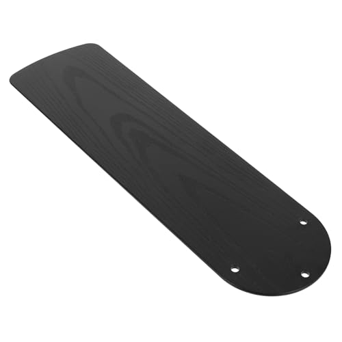 iplusmile Plastik Deckenventilatorblatt mit Holzmaserung Universeller Ersatz für Decken Stand und Tischventilatoren Geräuscharm Einfache Montage Schwarzes Ventilatorblatt für Wohn und von iplusmile