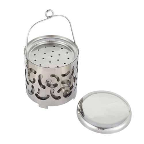 iplusmile Praktischer Mini Camping Heizofen aus Windresistenter Outdoor Campingkocher Tragbarer Zeltofen mit Abdeckung für Picknick und Wanderungen von iplusmile