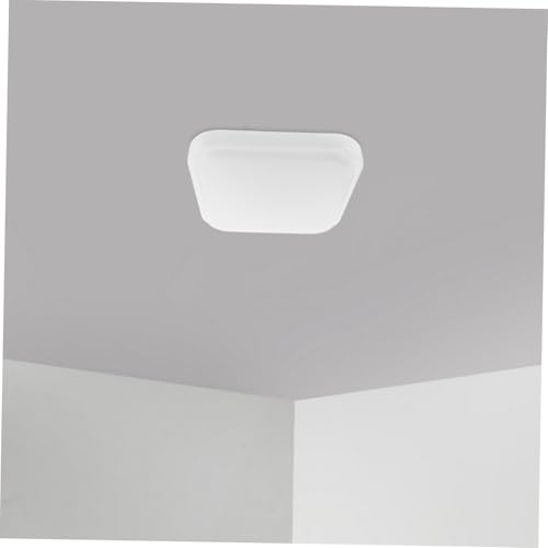 iplusmile Quadratischer LED Deckenlampenschirm Weicher Lichtschutz Einfache Montage Modernes Design für Schlafzimmer Wohnzimmer Balkon und Küche Langlebige Lampenabdeckung von iplusmile