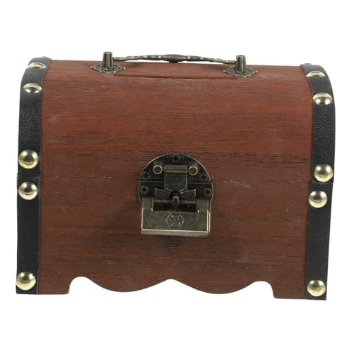 iplusmile Retro Holztruhe mit Deckel Kleine Vintage Schatzkiste und Spardose Dekorative Aufbewahrungsbox für Münzen Schmuck Souvenirs Vielseitig Nutzbar für Zuhause iplusmile Retro Holztruhe mit Deckel Kleine Vintage Schatzkiste und Spardose Dekorative Aufbewahrungsbox für Münzen Schmuck Souvenirs Vielseitig Nutzbar für Zuhause von iplusmile