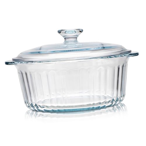 iplusmile Runde Auflaufform aus Hitzebeständigem Borosilikatglas mit Glasdeckel Ofenfest Gleichmäßige Wärmeverteilung Transparentes Kochgeschirr für Schmoren Kochen und Backen iplusmile Runde Auflaufform aus Hitzebeständigem Borosilikatglas mit Glasdeckel Ofenfest Gleichmäßige Wärmeverteilung Transparentes Kochgeschirr für Schmoren Kochen und Backen von iplusmile