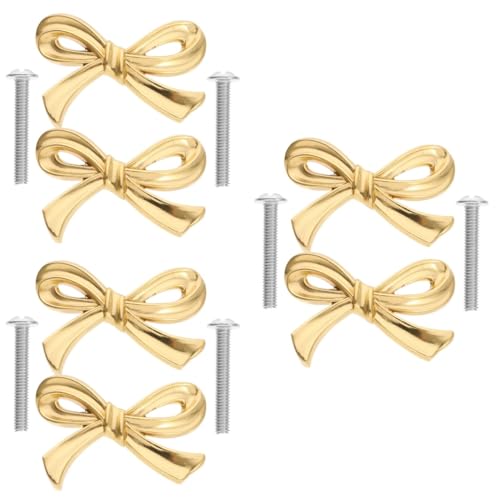 iplusmile Schleifenknöpfe für Kommode, Vintage-Messing, goldfarbene Schleife, Schubladengriffe für Schlafzimmer, Küchenschrank, Schrank, Kleiderschrank, Kinderzimmer, Tür, dekorativ, 6 Stück iplusmile Schleifenknöpfe für Kommode, Vintage-Messing, goldfarbene Schleife, Schubladengriffe für Schlafzimmer, Küchenschrank, Schrank, Kleiderschrank, Kinderzimmer, Tür, dekorativ, 6 Stück von iplusmile