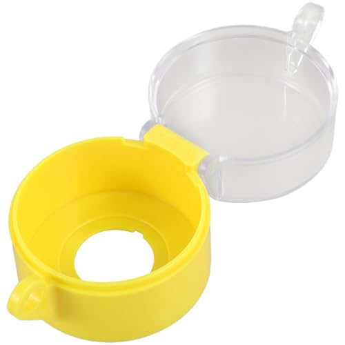 iplusmile Abschließbarer Schalterschutz: Not Aus Schalter Abdeckung Rund Transparenter Drucktastenschalter Schutz für Elektrische Geräte,7 X 4.5 cm von iplusmile