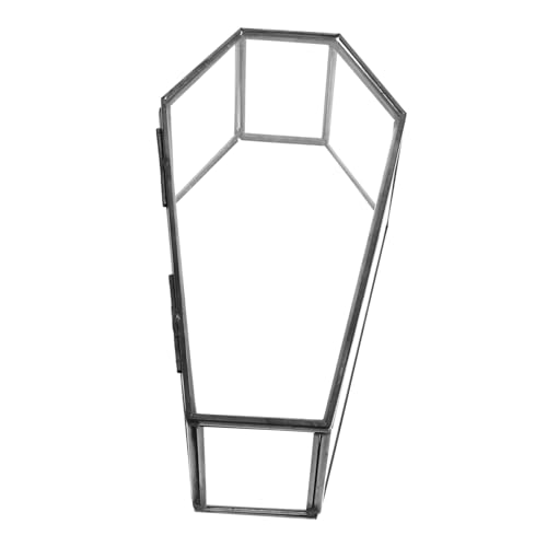 iplusmile Schwarze Glaskiste im Design Dekorative Vitrine für Halloween und Schmuckaufbewahrung Robust und Langlebig für Einzigartige Ausstellungen und Festliche Anlässe iplusmile Schwarze Glaskiste im Design Dekorative Vitrine für Halloween und Schmuckaufbewahrung Robust und Langlebig für Einzigartige Ausstellungen und Festliche Anlässe von iplusmile