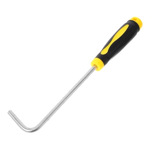 iplusmile Schwerlast Schachtdeckelhaken mit Gummigriff Pull Rod Hook für Rolltore und Hauseingangstüren Vielseitig Einsetzbar Robust und Sicher von iplusmile