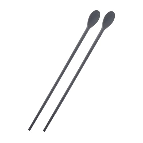 iplusmile Silikon Integrierte Essstäbchen Löffel Multifunktional Rührstab Hitzebeständig Spülmaschinenfest für Kaffee Milch Suppe Täglicher Küchenhelfer Wiederverwendbar iplusmile Silikon Integrierte Essstäbchen Löffel Multifunktional Rührstab Hitzebeständig Spülmaschinenfest für Kaffee Milch Suppe Täglicher Küchenhelfer Wiederverwendbar von iplusmile