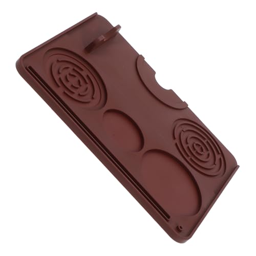 iplusmile Silikon Kaffee Bar Matte Nonslip Espressomaschinen Matte mit Abnehmbarem Tamper Pad Hitzeschutz Große Thekenmatte für Kaffeemaschine und Geschirrständer von iplusmile