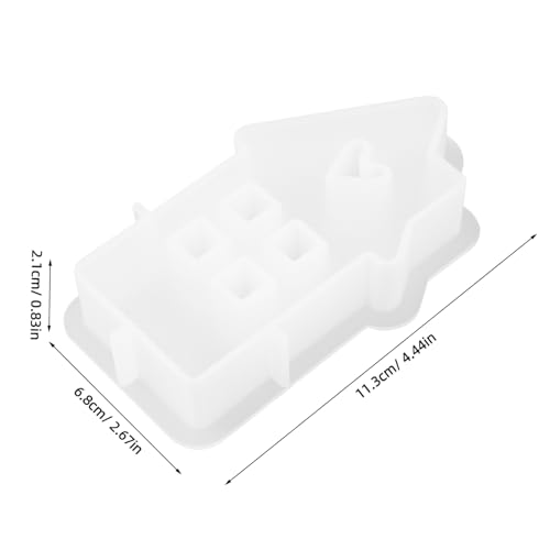 iplusmile Silikonform Hausmittelgroß Flexibel für DIY Duftkerzen Seifen Eiswürfel Gießform für Anfänger und Geeignet von iplusmile