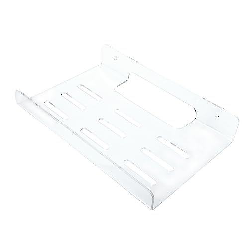 iplusmile Smart Router Wandregal Transparent Teilig Wandhalterung für WLAN Router Speaker und Projektor Platzsparendes Aufbewahrungsregal für Büro und Haushalt Einfache Montage von iplusmile