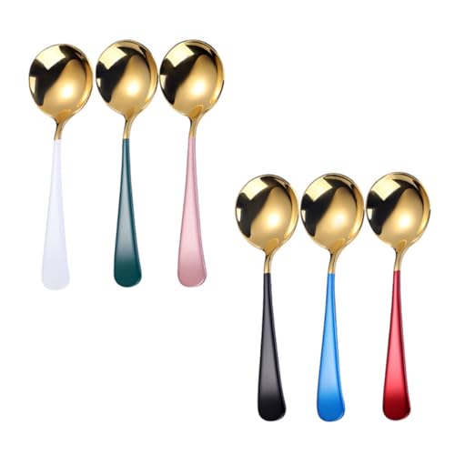 iplusmile Teiliges Runder Edelstahl Suppenlöffel für Haushalt Rostfrei Vielseitig Einsetzbar für Eis Obst Getränke für Partys und Tee Runden iplusmile Teiliges Runder Edelstahl Suppenlöffel für Haushalt Rostfrei Vielseitig Einsetzbar für Eis Obst Getränke für Partys und Tee Runden von iplusmile