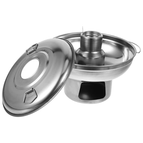 iplusmile Tragbarer Hot Pot Kompakter Langlebiger Küchenkochtopf mit Schnellem Gleichmäßigem Erhitzen Sicherem Design für Hot Pot Wok und Vielseitiges Kochen zu Hause Restaurant von iplusmile