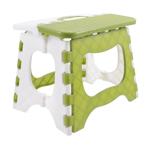 iplusmile Tragbarer Klapphocker Stabiler Faltbarer Campingstuhl mit Tragegriff für Outdoor Aktivitäten Angeln Gartenarbeit und Reisen für Vielseitige Nutzung von iplusmile