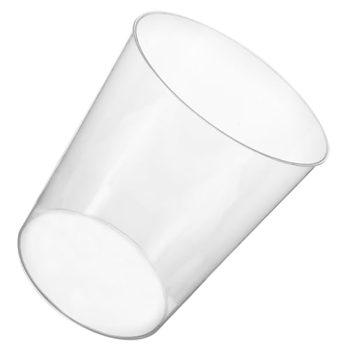 iplusmile Transparenter Runder Haushalts Abfallkorb aus Hochwertigem Pet Material Multifunktionaler Klarer Papierkorb für Büro und Wohnzimmer Eleganter Müllbehälter zur Einfachen von iplusmile