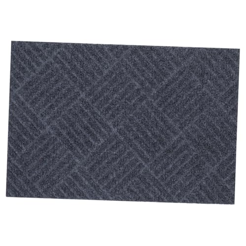 iplusmile Türmatte Eingangsbereich Teppich Türvorleger Fußmatte Außeneingang Veranda-Teppich Außenmatten für den Hauseingang Fußmatten Inneneingang Polyester Grey von iplusmile