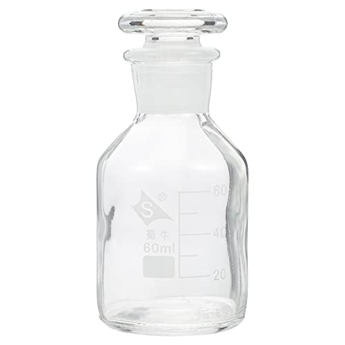 iplusmile Pflanzenvase Vase Labor- Reagenzflasche Tropfflasche Reagenzflasche Probenflasche Reagenzflasche Durchsichtige Braunglas Süßigkeiten von iplusmile