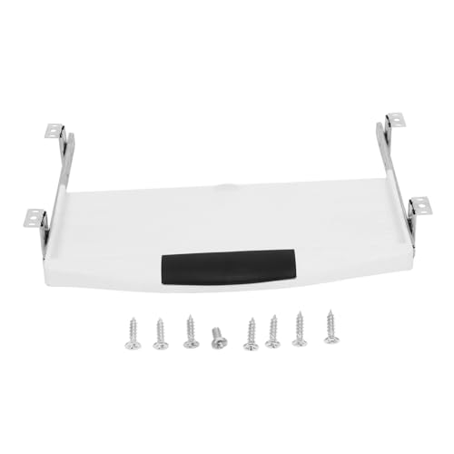 iplusmile Verstellbare Tastaturablage aus Robustem Abs Ausziehbare Schublade mit Stifttasche Platzsparendes Untertisch Keyboard Tablett für Ergonomisches Arbeiten im Home Office von iplusmile